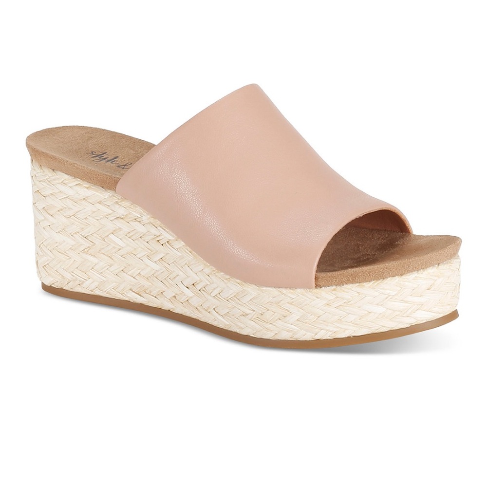 Larissaa Slip-On Espadrille Wedge Sandals